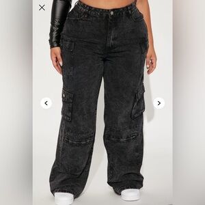 Fashion Nova Cargo Jeans